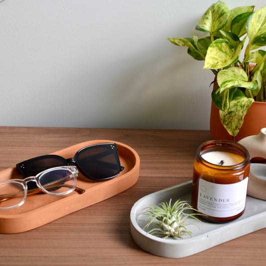 Large Oblong Coffee Table Tray
