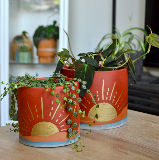 Sunset Layered Planter