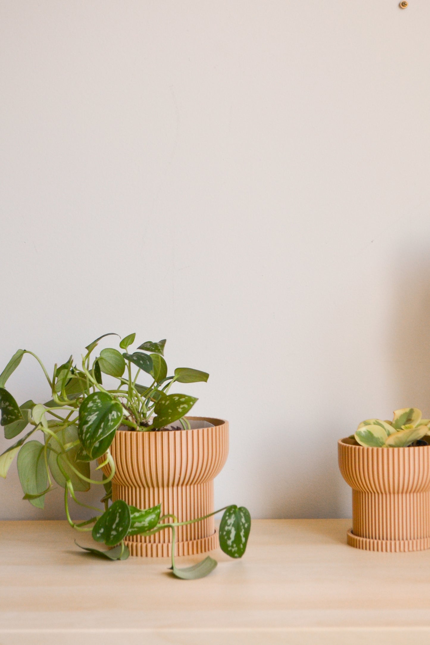 Japandi Ridged Planter